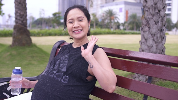 Thanh Thuý chia sẻ bí quyết khoẻ mạnh ở tháng thứ 8 thai kỳ 4